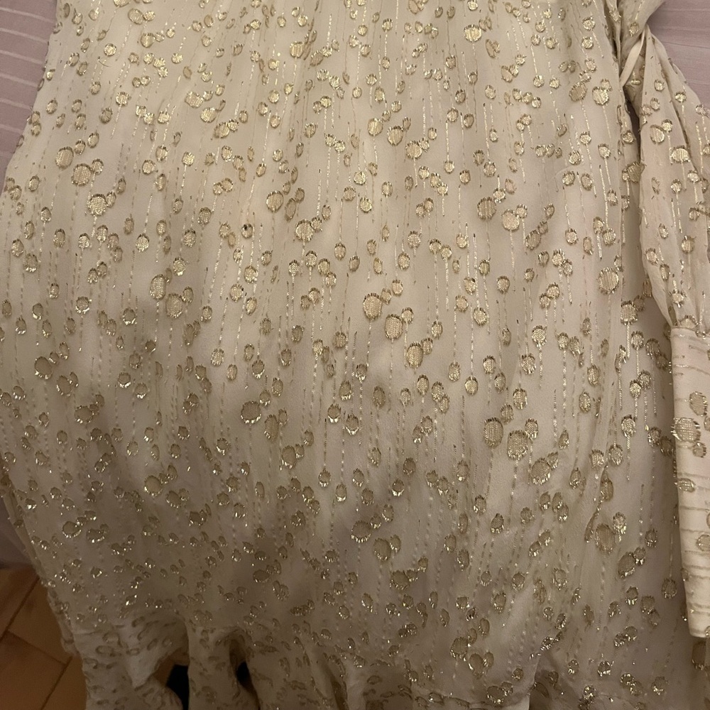 Derek lam ivory Long sleeve dress